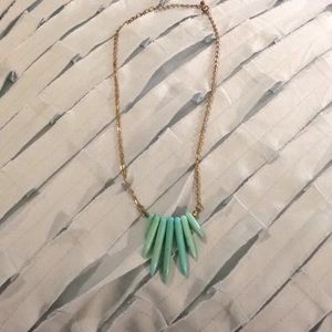 Turquoise necklace.